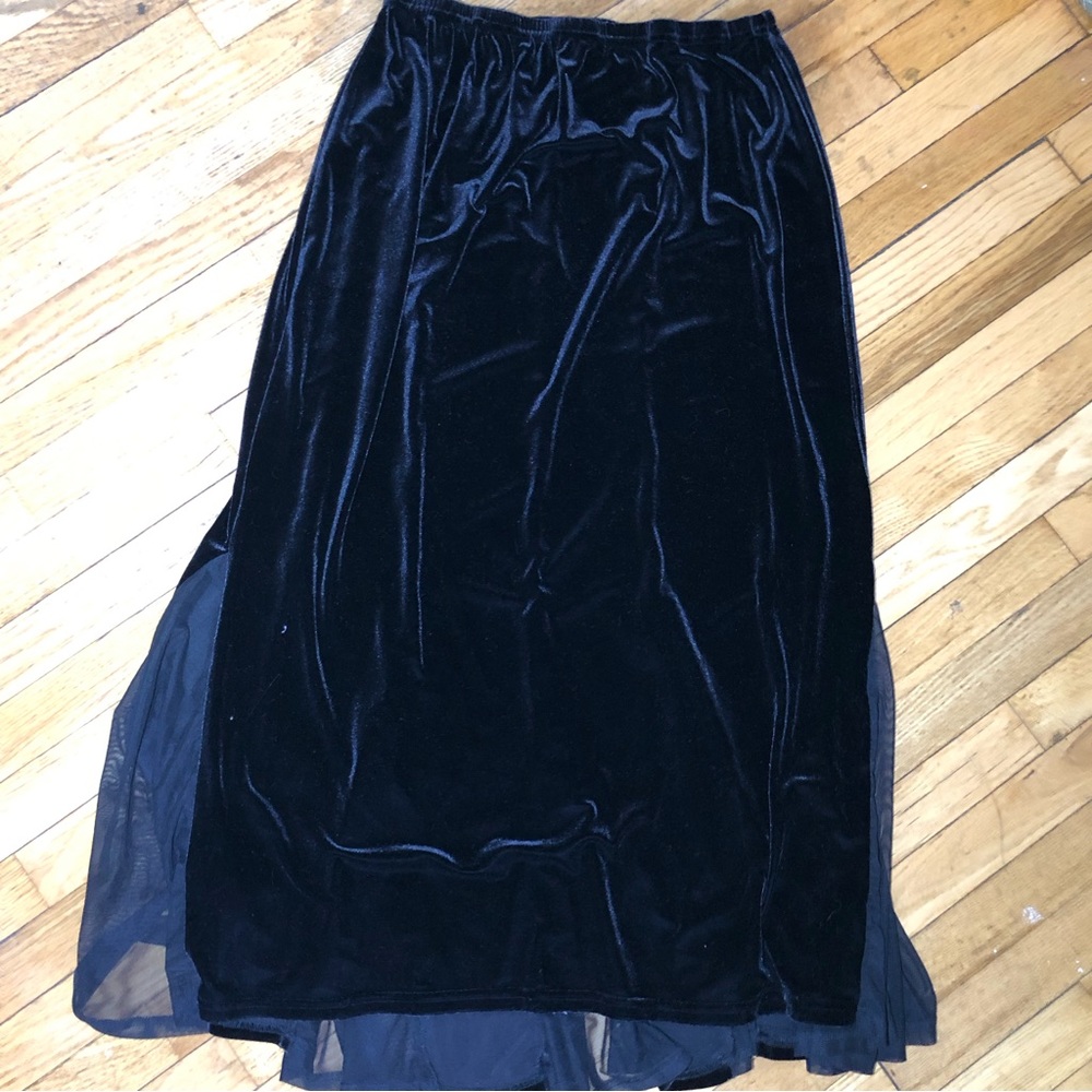 Gorgeous Velvet long skirt - Picture 6 of 7